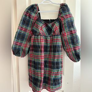 J. Crew Plaid Dress